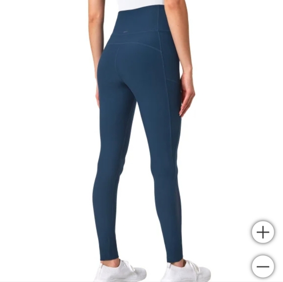 NWT Mondetta Ladies' High Waist Active Legging Blue L - Picture 3 of 5